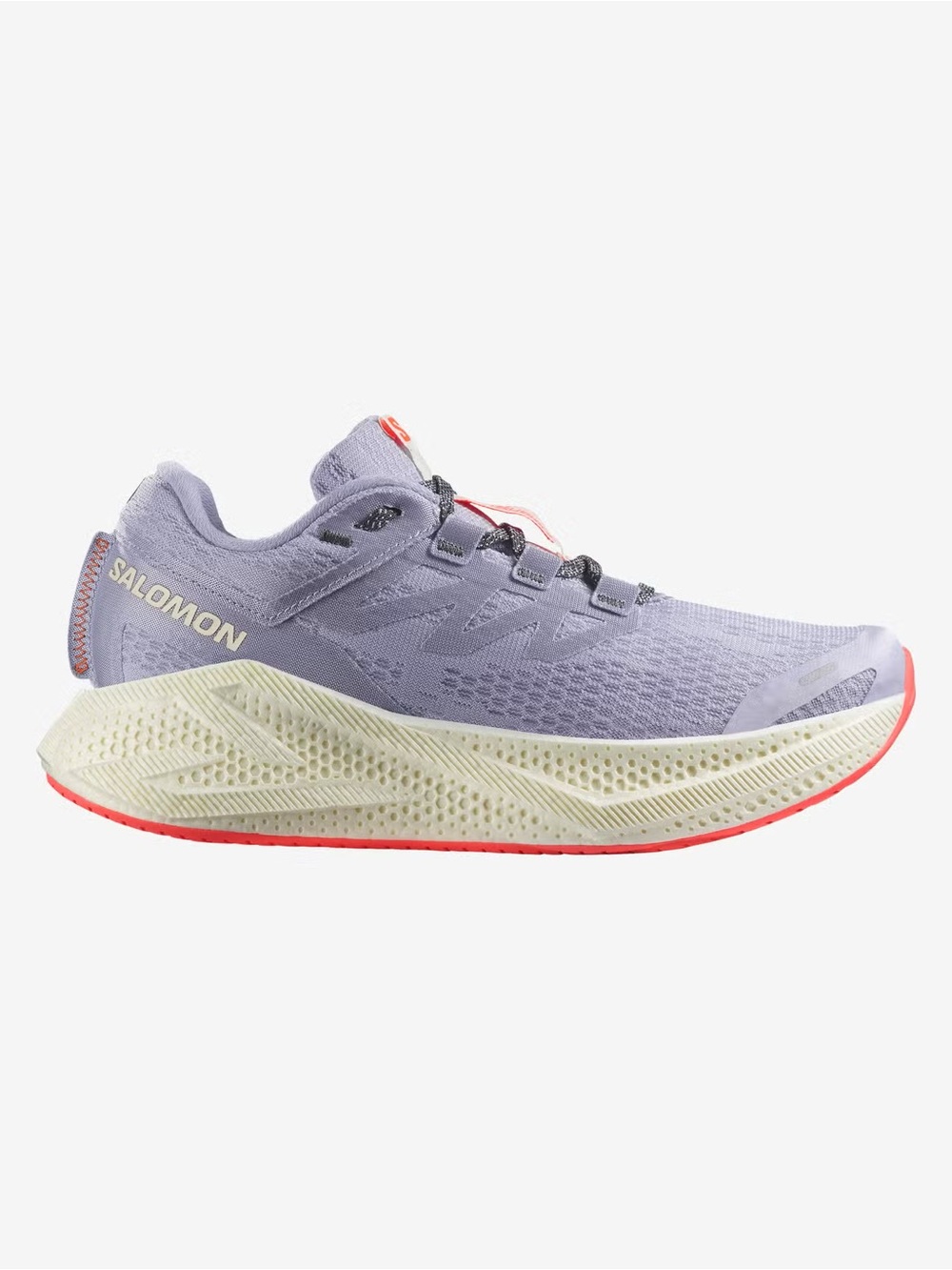 Salomon Aero Glide 3 Womens 10 Blue Cream Max Cushion Running Sneakers Shoes